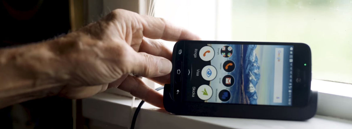 Charging a smartphone